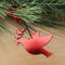 Dacasso Metallic Red Peace Dove Ornament EI-2002 - alternate 1